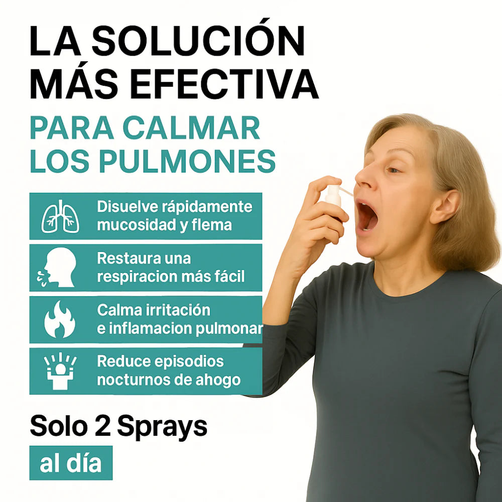 LIMPIADOR DE MUCOSIDAD PULMONAR - ELIMINA LA MUCOSIDAD ATRAPADA EN TUS PULMONES